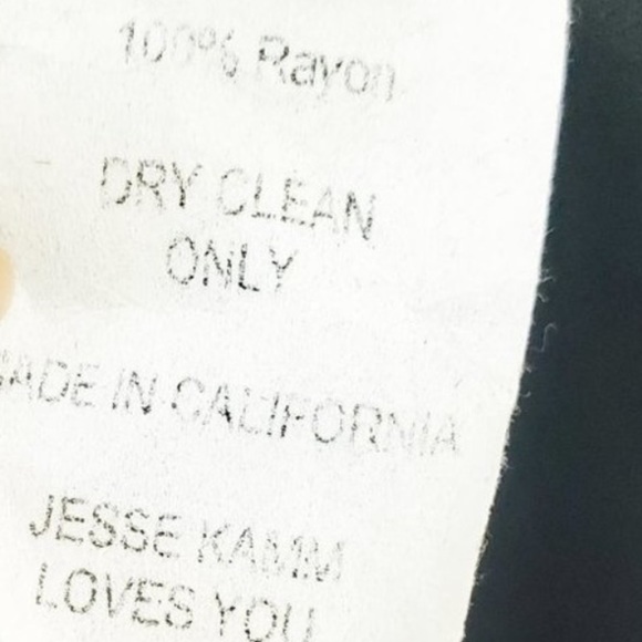 Jesse Kamm Open V-Back Mock Neck Black Dress XS | Collector’s Piece - Picture 6 of 10